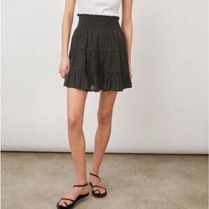 Rails Addison Black Mini Skirt L